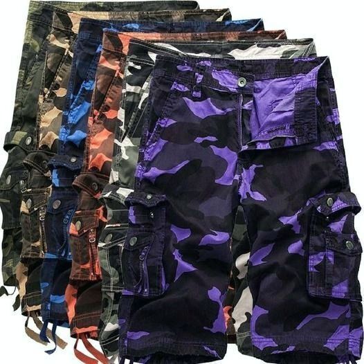6 Pack Outdoor Military Tactical Camo Cargo Shorts💖Buy two packs for free shipping💖