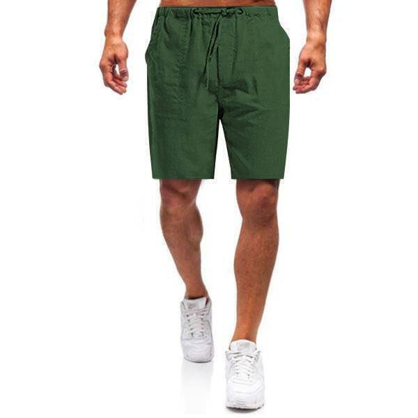 10 Pack Men's Linen Loose Casual Shorts